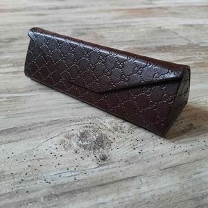 Gucci Brown Eyeglasses Case